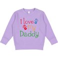 thumbnail image 2 of Inktastic I Love My Daddy Toddler Sweatshirt, 2 of 4