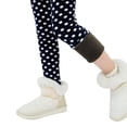 thumbnail image 6 of URMAGIC Girls Winter Fleece Floral Lined Leggings Toddler Kids Floral Thicken Warm Classic Tights Trousers 3-13T, 6 of 6