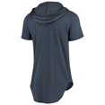 thumbnail image 3 of Men's Majestic Threads Navy Chicago Bears Primary Logo Tri-Blend Hoodie T-Shirt, 3 of 3