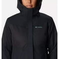 thumbnail image 4 of Columbia Tipton Peak II WL8593-010 Rain Jacket Women's Black Waterproof (Black,Regular,XL), 4 of 6