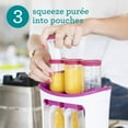 thumbnail image 5 of Infantino Disposable Squeeze Pouches, 4oz. Clear Non-Reusable Puree Pouches, 50-Pack, 5 of 11