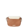 thumbnail image 2 of Jessica Simpson Woman's Jessie Crossbody Handbag, Cognac & Faux Shearling, 2 of 5