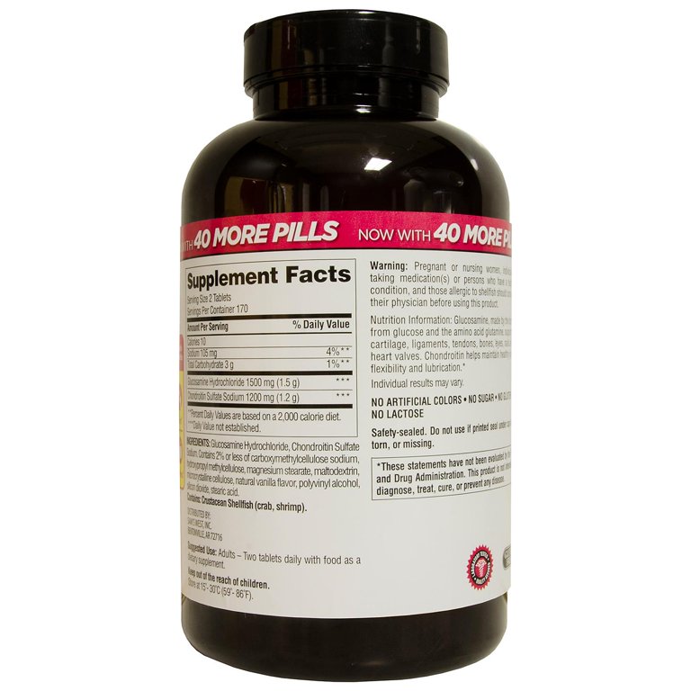 Member Mark Triple Strength Glucosamine Chondroitin MSM Joint Health, 220  or 440