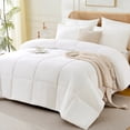 thumbnail image 2 of YEPCLUB Comforters Queen size, Duvet Insert, All Season Duvet, White Down Alternative Hotel Comforter, Lightweight Quilt with Corner Tabs, Machine Washable (White, Queen 88x92 Inches), 2 of 10