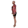 thumbnail image 6 of Fashion Tunic Split Long-Sleeve Tops (M, Blue), 6 of 6