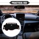 thumbnail image 2 of Ofertas únicas Cubierta del salpicadero del coche Alfombrilla protectora antideslizante de poliéster para tablero de salpicadero para Toyota Alphard 2009-2014 Negro Rojo, 2 of 7