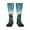 1 Black, variant on Astronaut Contemplating Planet Print Adult Stockings,Crew Socks,Unisex Fashion Socks, Casual Sports Socks,Comfortable Crew Socks for Everyday Wear and Sports