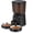 Black, variant on Automatic Cat Feeders for Two Cats, 5L/20 Cups Double Automatic Cat Food Dispenser with 2 Stainless Bowls, Timer Setting 20 Portions 6 Meals Per Day, 10s Meal Call, Pet Feeder for Cat
