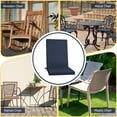 thumbnail image 3 of MOONORAH Outdoor Chair Cushions, Patio Seat Cushions Outdoor Chair Pads, 42"L x 18"W Rectangle Waterproof Outdoor Chair Cushion Garden Sofa Couch Chair Pads, Premium Comfortable, Dark Blue, 3 of 9