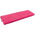 thumbnail image 2 of Blazing Needles Microsuede Bench Cushion, 57" x 19", Bery Berry, 2 of 2