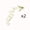 White, variant on 13" Long Lily of The Valley Stem Artificial Flowers,8 Pcs Artificial Hanging Lily of The Valley Flowers Stem Fake Silk Flower Campanula Bluebell for Dining Table Centerpiece (White)