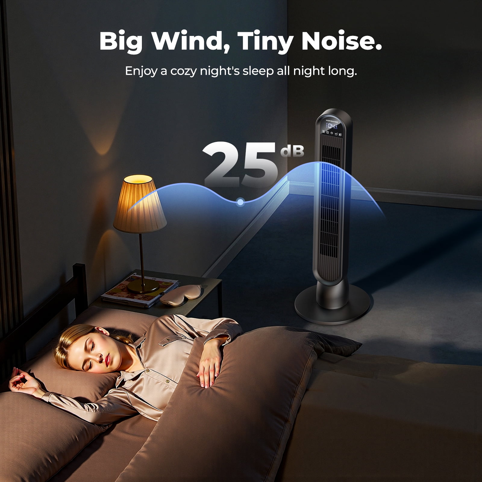 Tower Fan for Home,36" Standing Floor Fan with Remote LED Touchscreen,Patbrela Wide Oscillating Fan,Quiet Home Fan,26 ft/s High Velocity,4 Speeds,4 Modes,8H Timer