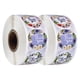 thumbnail image 1 of 2 rollos de pegatinas de agradecimiento, 8 diseños florales para tarjetas de felicitación, etiquetas para ramos de flores, bolsas de regalo, 1 of 5