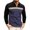 ZA-Navy, variant on Hvyesh Mens Color Block Golf Shirts Casual Long Sleeve T Shirt Regular Fit Sport Shirts Work Tops