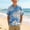 B Multicolor, variant on WAVSUF Boys Turndown Shirt Short Sleeve Classic Fit Cartoon Print Summer Hawaiian Vacation Shirt Multicolor Size 10-12
