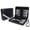 Black with gray stripe, variant on WE Games Magnetic Backgammon Set with Carrying Strap, Travel Size, Navy Blue