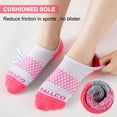 thumbnail image 2 of COOPLUS No Show Socks for Women Non Slip Cushioned Low Cut Invisible Athletic Socks for Running Sneakers 6 Pairs, 2 of 7