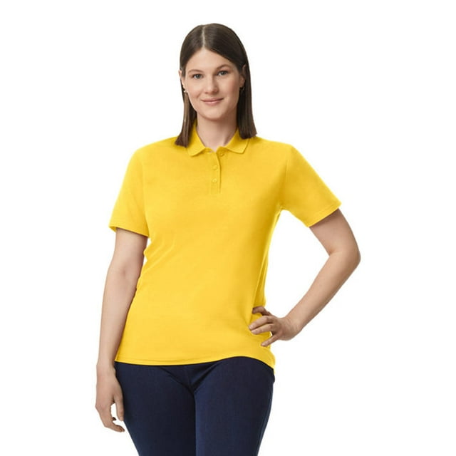 Gildan G648L Polo Piqué Double Softstyle pour Femmes - DAISY - S