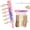Pink, variant on YardChic 1Pc Ruler 12 Inchs, Bendable Plastic Ruler, Gradient Colored Flex Ruler, Soft Plastic Rulers with Dual-Sided cm/inch Scale for Teachers Home Classroom Office Supplies