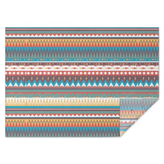 Boho Bohemia Geometric Line Art Rectangle Tablecloth 60"x84",Waterproof Polyester Rectangle Table Cloth, Wipeable Spillproof Polyester Tablecloth for Dining, Camping, Indoor and Outdoor