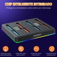 thumbnail image 4 of Base de carga para Nintendo Switch 2 Joy-Cons - Estación de carga para hasta 4 controles de Switch con iluminación RGB, indicadores LED y alertas audibles, puerto Type-C, 4 of 7