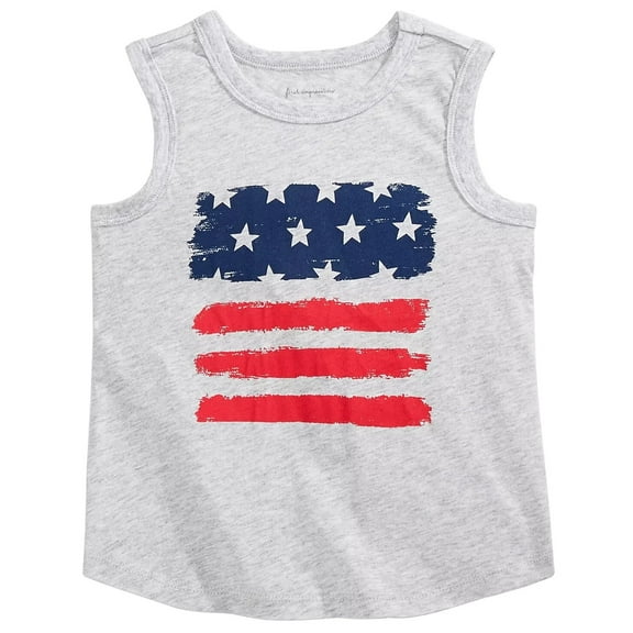 First Impressions Baby Boy Infant Tank Top Red White Blue Flag Size 3-6