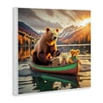 thumbnail image 4 of Stupell Industries Bear & Friends on Boat Animals Painting Unframed Art Print Wall Art, 12 x 12, 4 of 8