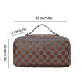 thumbnail image 2 of Bolsa de cosméticos de viaje de gran capacidad, bolsa de cosméticos de viaje multifunción, organizador de artículos de tocador para mujer, 2 of 2