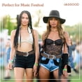 thumbnail image 4 of JASGOOD Western Belts for Women Cowgirl Cowboy Country Belt for Jeans Pants Dresses, 4 of 9