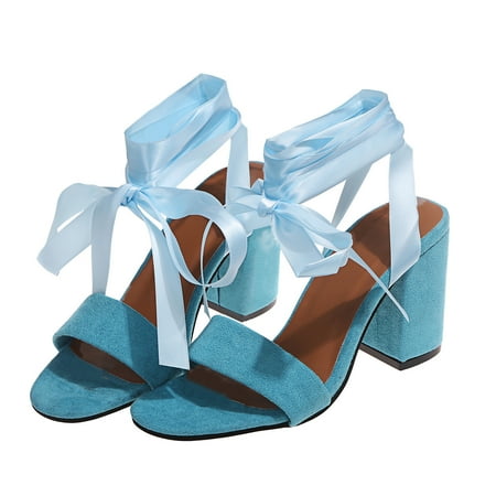 

Womens Summer Ankle Strap Sandals Open Toe Thick Heel Fish Mouth Sandals Summer Open Toe Slide Sandals Comfortable Flats Flip-Flops Sandal Casual Platforms Wedge Sandals Heeled Sandals A16314