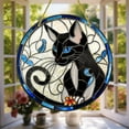 thumbnail image 7 of Gmogad Siamese Cat Sun Catcher Acrylic Disc Pendant - Colorful Hanging Decor with Chain for Window Wall Home Garden Decor, 7 of 7