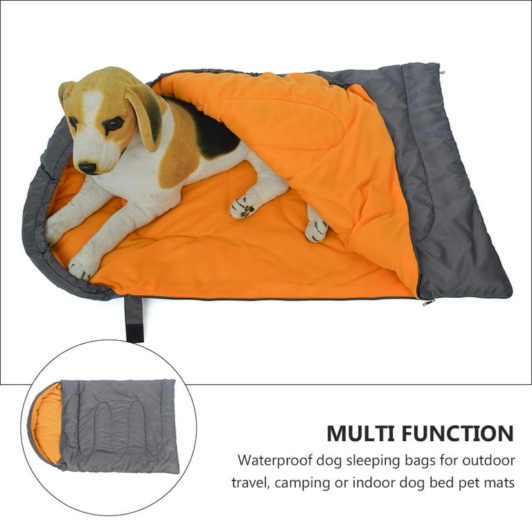 Portable Dog Sleeping Bag Winter Warm Pet Dog Bed Foldable Outdoor Dog Blanket