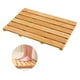thumbnail image 1 of Alfombra de baño Bamfan Luxury Shower, antideslizante, de bambú, impermeable, 1 of 6