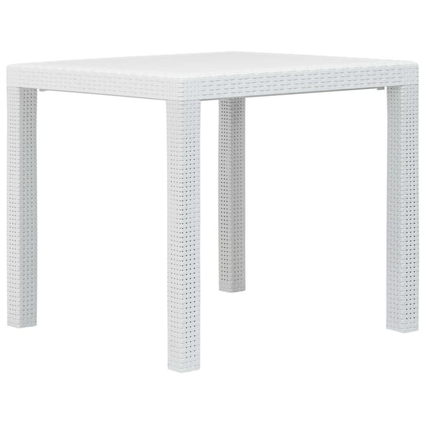Outdoor Tables Garden Table White 31 1, Plastic Outdoor Table
