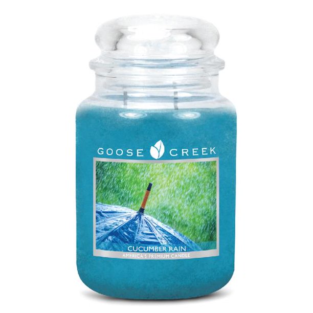 Goose Creek ES26410 24 oz Cucumber Rain Essential Jar Candle Walmart