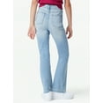 thumbnail image 3 of Free Assembly Girls High Rise Relaxed Flare Jeans, Sizes 4-18, 3 of 5