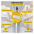 thumbnail image 2 of 2200lbs/1ton Manual Hoist Chain Block Engine Chain Hoist With Lifting Rope, 2 of 6