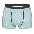thumbnail image 4 of Goofa Daisies Flowers Printed Men's Boxer Briefs Underwear, Moisture-Wicking Underwear, Trunk,Soft and Breathable Cotton Underwear-, 4 of 9