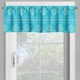 thumbnail image 2 of Ambesonne Hamsa Valance Pack of 2, Eastern Cultural Floral, 54"X18", Blue, 2 of 5