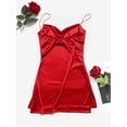 thumbnail image 5 of ZAFUL for Women Sexy Prom dress Cocktail Party Dress Adjustable Shoulder Strap Sheeny Mini Slip Dress, 5 of 10