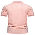 thumbnail image 5 of Sngxgn Men's Short Sleeve Solid Stretch Cotton Polo Shirt(RD2,L), 5 of 5