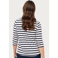 thumbnail image 2 of Ellos Plus Size Stretch Knit Scoop Neck 3/4 Sleeve Top, 2 of 6
