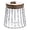 B, variant on WEIOUKC Sugar Bowls Sugar Container, Coffee Canister Airtight Food Storage Jar with Lid & Metal Handle, 700ml Borosilicate Glass for Coffee Beans, Tea