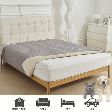 Pet Furniture Protective Cover Non-Slip Base Pet Mattress Waterproof Sofa Cushion for Dogs and Cats Protection Waterproof and Urine-Proof Fabric Deodorant Machine Washable Non-Slip Pet Car Mats