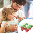 thumbnail image 4 of Watermelon Ice Popsicle Moulds With Handles Reusable Easy To Demould Drip-Proof Homemade Popsicle Ice Cream DIY Good Fruit Popsicle, 4 of 4