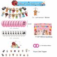 thumbnail image 5 of 36Pcs Dog Birthday Decorations Dog Birthday Party Supplies Puppy Party Favors, 1 Pc Happy Birthday Banner 1 Pc Backdrop 18 Pcs Dog Balloons and 16 Pcs Cake Toppers for Kid Dog Lover, 5 of 7