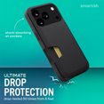thumbnail image 3 of Smartish® iPhone 17 Pro Wallet Case - Wallet Slayer Vol. 1 [Slim + Protective] Credit Card Holder - Drop Tested Flip Hidden Card Slot Cover For Apple iPhone 17 Pro - Black Tie Affair, 3 of 9
