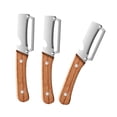 thumbnail image 1 of shyuyusa Wooden Handle Vegetable Peeling Tool, Protective Sleeve Equipped Peeler, Multi Functional Kitchen Gadget for Fruit and Vegetable Daily Processing Work, 1 of 8