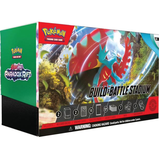 Pokémon TCG Scarlet y Violet Paradox Rift Build & Battle