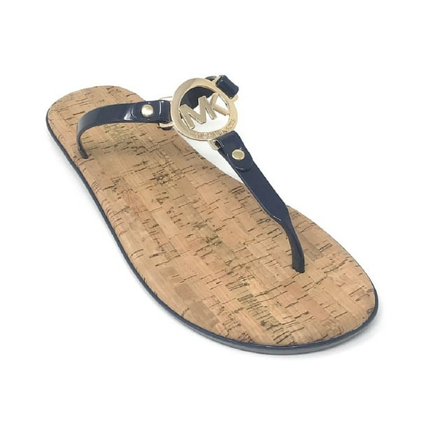 belk michael kors flip flops